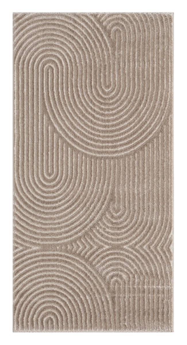 Bella Zen Mörkbeige  80x150 cm