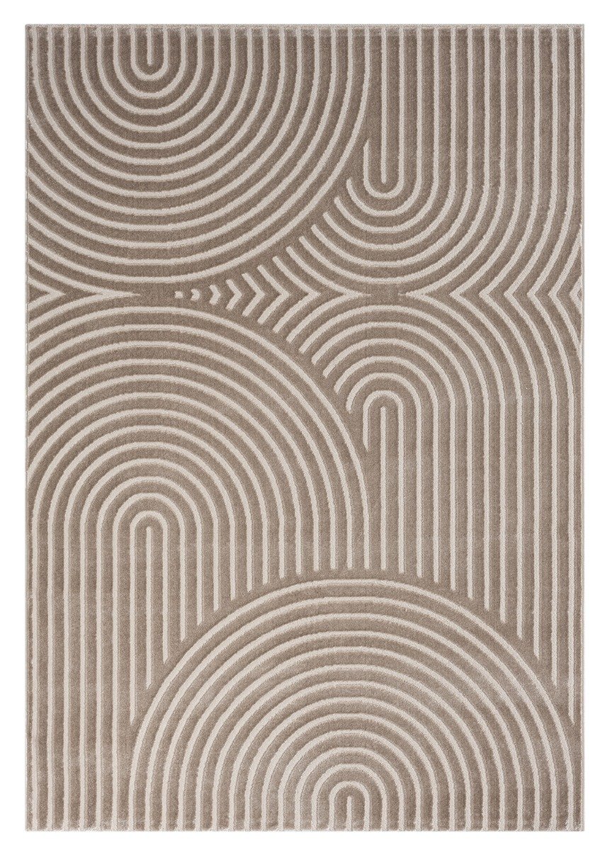 Bella Zen Mörkbeige 160x230 cm
