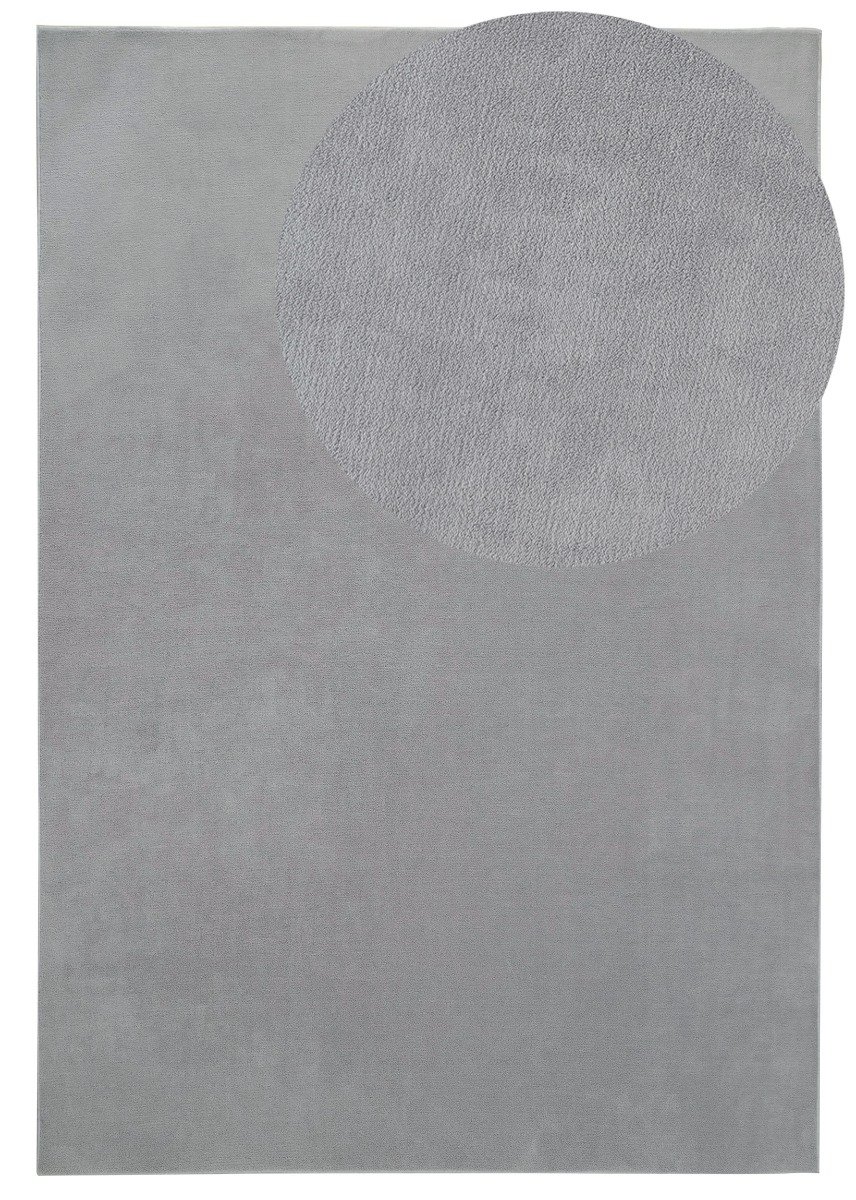 Comfy Silver 200x290 cm Tvättbar Ryamatta