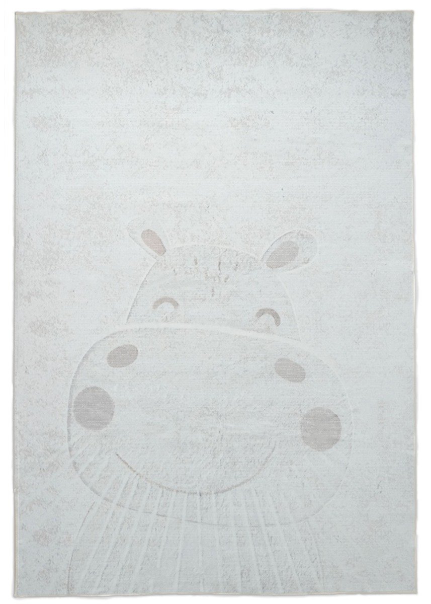 Zappy Hippo Kräm 120x170 cm Barnmatta