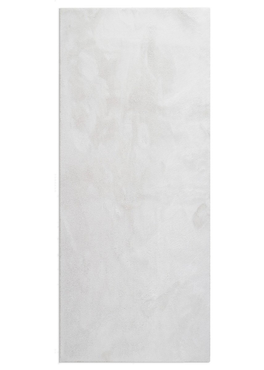 Fluffy Offwhite 80x250 cm Tvättbar Mjuk Ryamatta