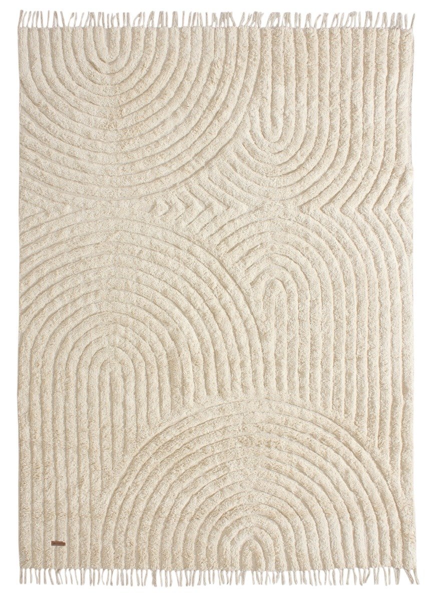 Wilma Bene Beige 200x290 cm Bomullsmatta