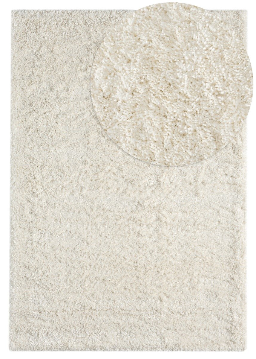 Furry Offwhite 160x220 cm Mjuk Ryamatta