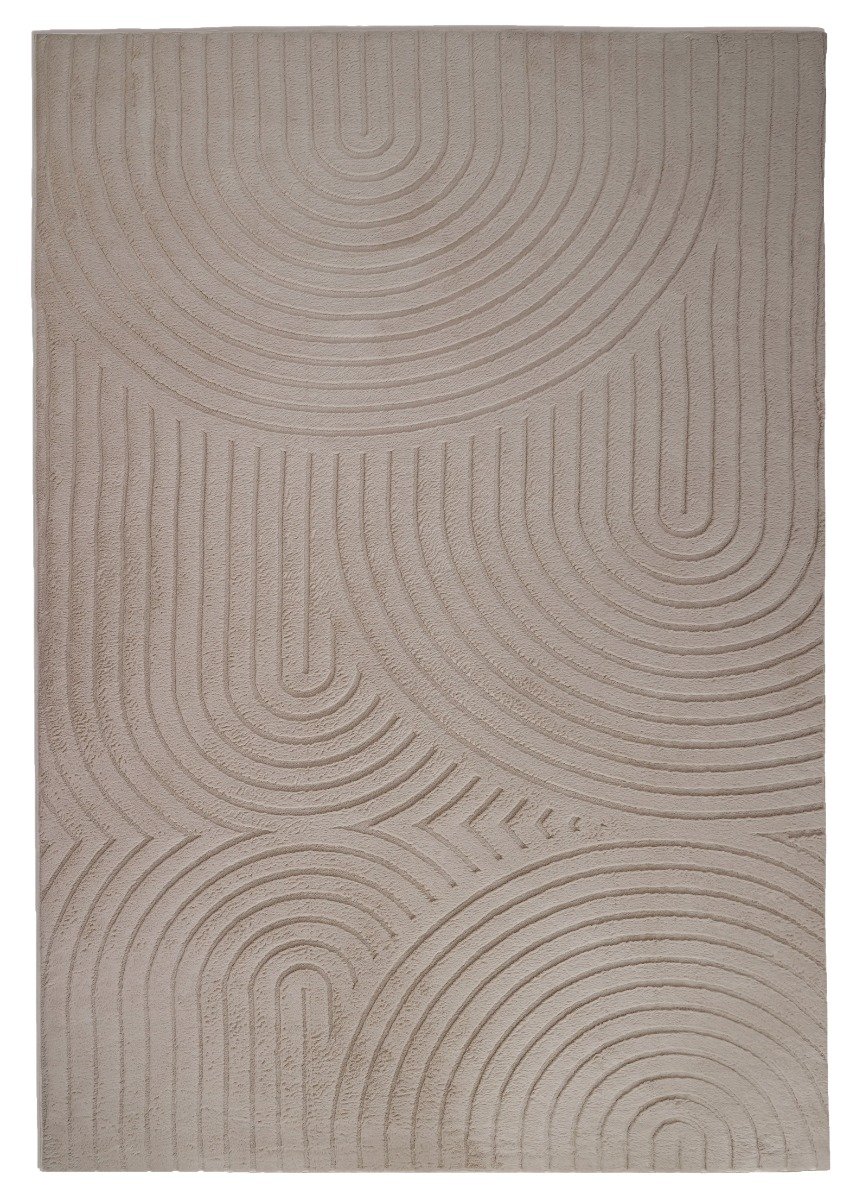 Rabbit Bene Taupe 200x290 cm Tvättbar Pälsmatta