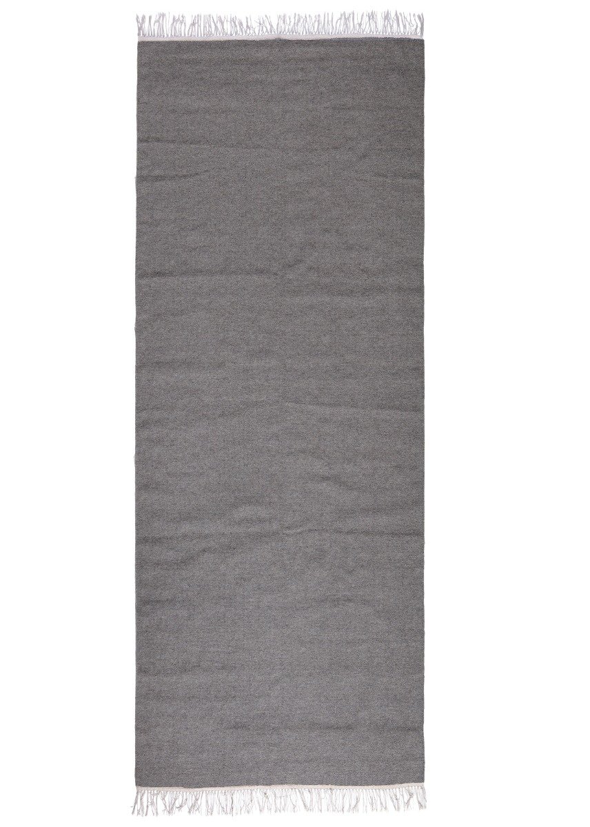 Dravik Grå 75x150 cm Ullmatta