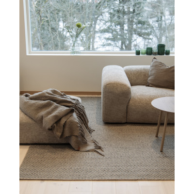 Herning grey - handvävd ullmatta