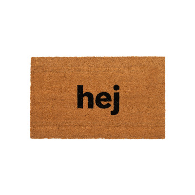 Hej - dörrmatta i kokos