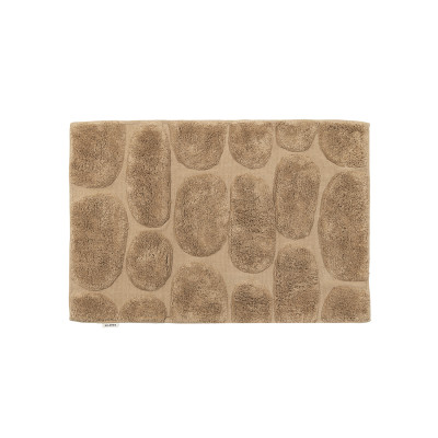 Pebbles taupe - badrumsmatta