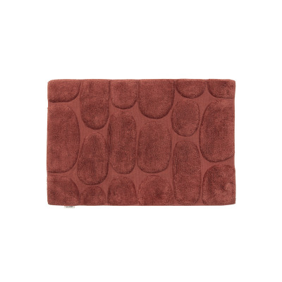 Pebbles burgundy - badrumsmatta